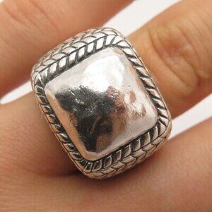 925 Sterling Silver Vintage Silpada Domed Ring Size 7